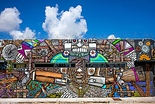 涂鸦,迈阿密,佛罗里达,美国