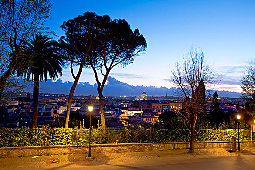 公园,城市,背景,罗马,拉齐奥,意大利