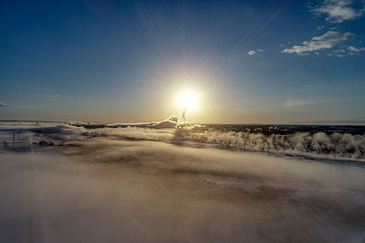 冬天,北海道,日本