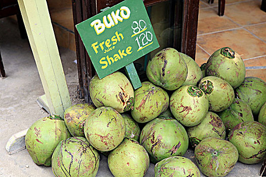 出售的椰子