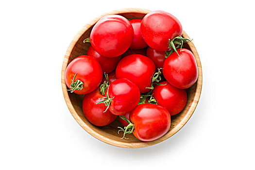 红色,西红柿,碗