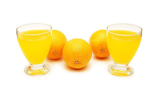 橘子,果汁,隔绝,白色
