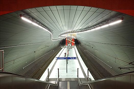 地铁站,波鸿,北莱茵威斯特伐利亚,德国,欧洲