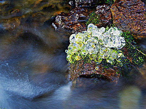 长白山流水