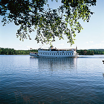 水道,船,瑞典