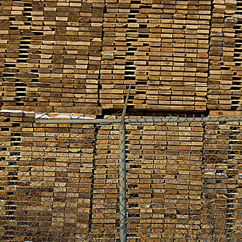 一堆,厚木板,不列颠哥伦比亚省,加拿大