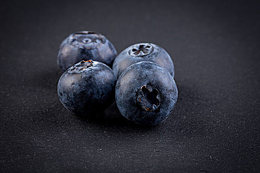 蓝莓,石头,盘子,背景