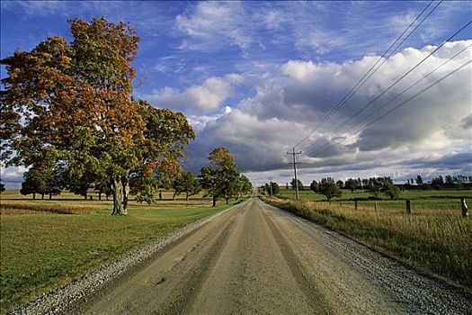 乡村道路,安大略省,加拿大