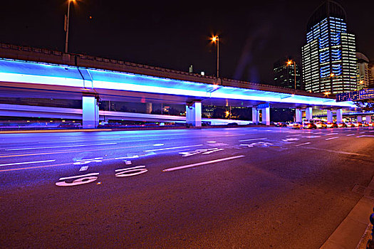 高架桥夜景