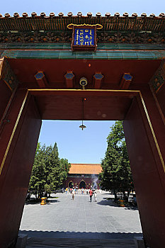 北京雍和宫大门