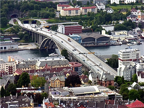 建筑,卑尔根,挪威