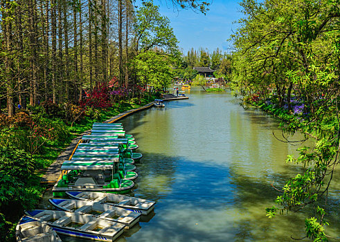 扬州瘦西湖景观