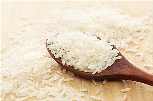 米饭,精米,木勺