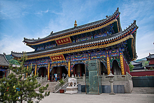 山西忻州市五台山广化寺寺院