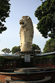新加坡圣陶沙鱼尾狮