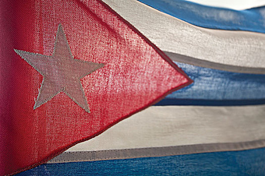 光闪烁过,古巴国旗,全画幅