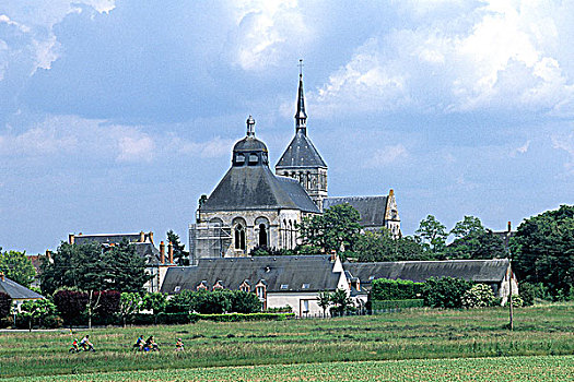 法国,中心,卢瓦尔河谷,教堂,大教堂