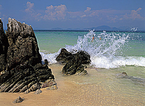 海滩,岛屿,泰国