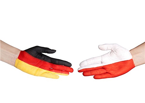 德国,波兰,旗帜