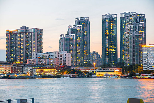 夜景,地标建筑