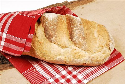 长条面包,茶巾