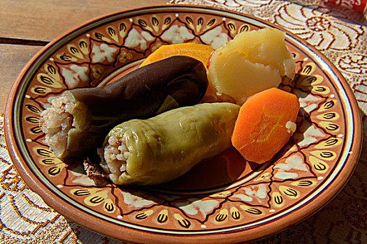 胡椒,盘子,布哈拉,乌兹别克斯坦,亚洲