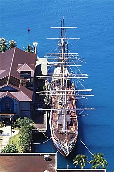 夏威夷,瓦胡岛,檀香山,历史,船