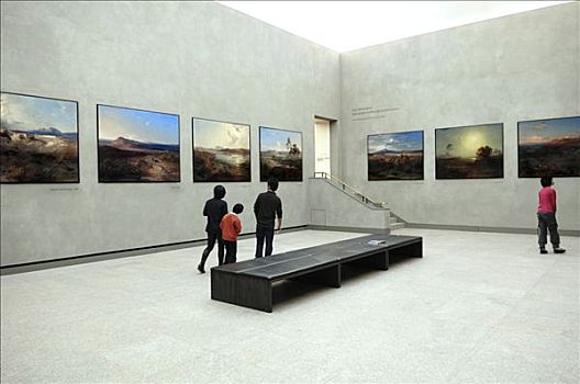 美术馆,风景,希腊,慕尼黑,巴伐利亚,德国,欧洲