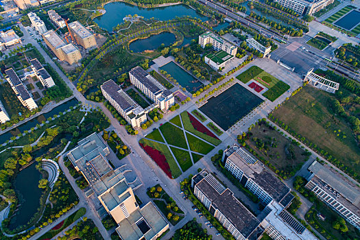 江苏省淮安市大学城航拍