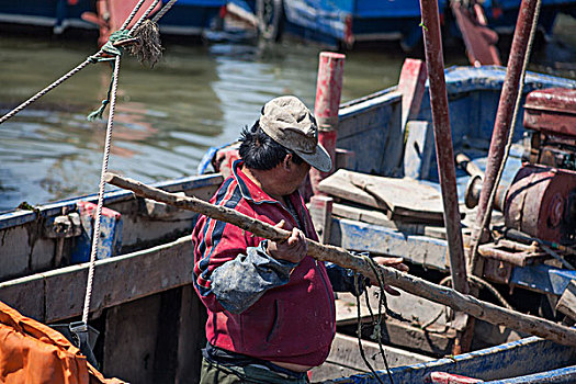 山东烟台长岛渔民