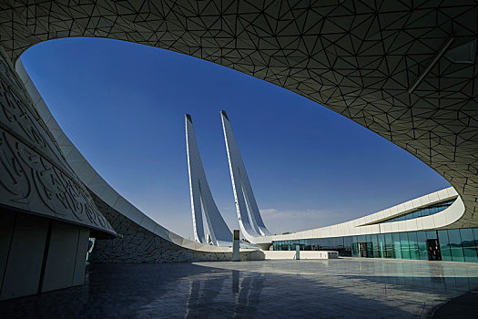卡塔尔多哈清大学城真寺