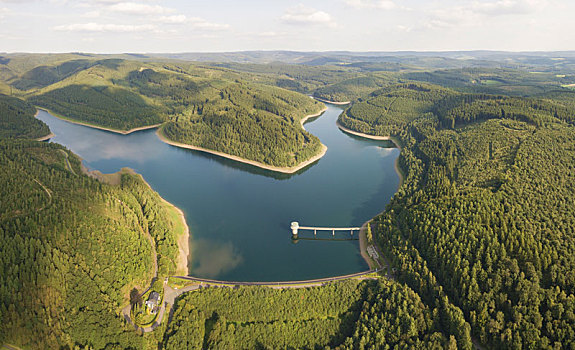 坝,湖,德国