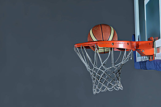 篮球,球,篮筐,灰色,背景,健身房,室内