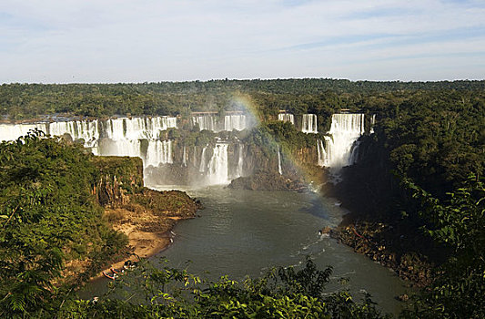 巴西,伊瓜苏,国家公园,伊瓜苏瀑布,阿根廷,瀑布
