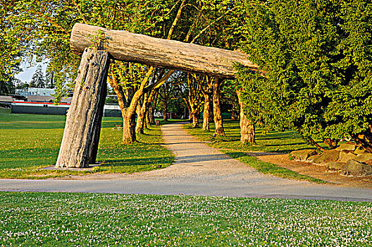 拱形,史坦利公园,温哥华,不列颠哥伦比亚省,加拿大