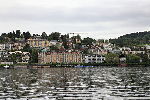 瑞士,建筑,湖泊