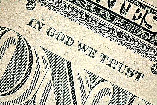 宗教,铭刻,美洲,一美元,货币