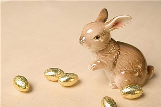 陶瓷,兔子,巧克力蛋