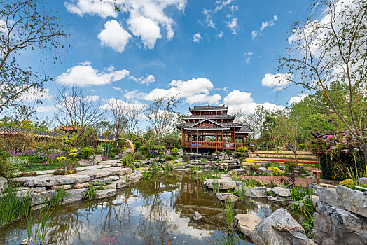 2019中国北京世园会广西园的园林建筑