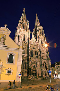 大教堂,雷根斯堡,德国