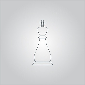 下棋,国王,象征