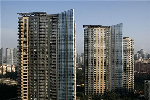 中国,北京,住宅区,风景,20世纪,地面