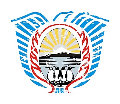 火地岛,盾徽