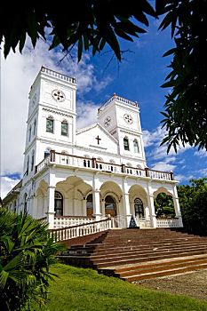 教堂,乌波卢岛,萨摩亚群岛