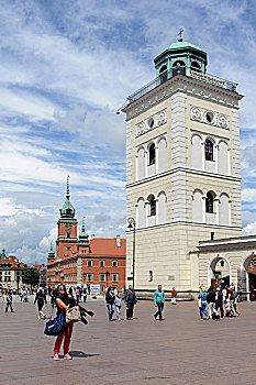 皇家,城堡,教堂,世界遗产,华沙,省,波兰,欧洲