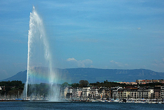 瑞士日内瓦日内瓦湖