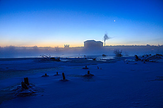 东北雪景