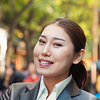 年轻,职业女性,头像,后海,北京,中国