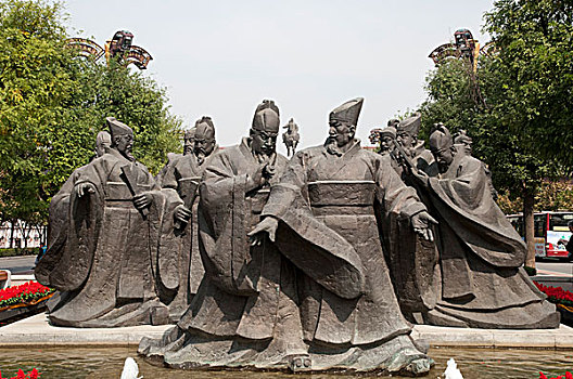 西安历史文化雕塑群