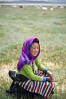 藏族牧羊女